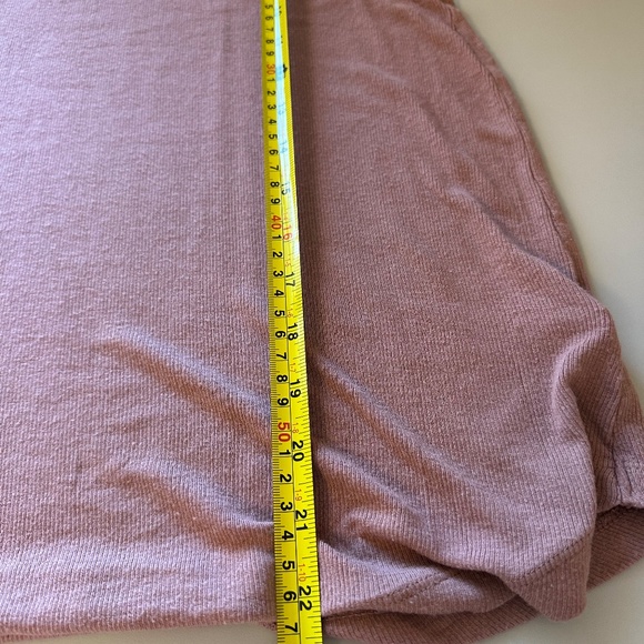 Athleta Ribbed Mauve Racerback Tank Top | Size Small - Picture 5 of 5